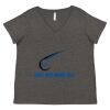 Women's Curvy Collection Fine Jersey V-Neck Tee Thumbnail