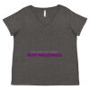 Women's Curvy Collection Fine Jersey V-Neck Tee Thumbnail