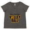Women's Curvy Collection Fine Jersey V-Neck Tee Thumbnail