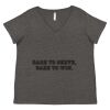 Women's Curvy Collection Fine Jersey V-Neck Tee Thumbnail