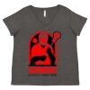 Women's Curvy Collection Fine Jersey V-Neck Tee Thumbnail