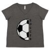Women's Curvy Collection Fine Jersey V-Neck Tee Thumbnail
