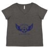 Women's Curvy Collection Fine Jersey V-Neck Tee Thumbnail