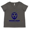 Women's Curvy Collection Fine Jersey V-Neck Tee Thumbnail