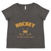 Women's Curvy Collection Fine Jersey V-Neck Tee Thumbnail