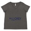 Women's Curvy Collection Fine Jersey V-Neck Tee Thumbnail