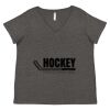 Women's Curvy Collection Fine Jersey V-Neck Tee Thumbnail
