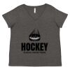 Women's Curvy Collection Fine Jersey V-Neck Tee Thumbnail