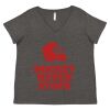 Women's Curvy Collection Fine Jersey V-Neck Tee Thumbnail