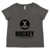 Women's Curvy Collection Fine Jersey V-Neck Tee Thumbnail