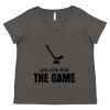Women's Curvy Collection Fine Jersey V-Neck Tee Thumbnail