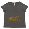 Women's Curvy Collection Fine Jersey V-Neck Tee Thumbnail