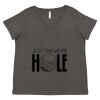 Women's Curvy Collection Fine Jersey V-Neck Tee Thumbnail