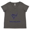 Women's Curvy Collection Fine Jersey V-Neck Tee Thumbnail