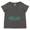 Women's Curvy Collection Fine Jersey V-Neck Tee Thumbnail