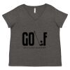 Women's Curvy Collection Fine Jersey V-Neck Tee Thumbnail