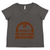 Women's Curvy Collection Fine Jersey V-Neck Tee Thumbnail