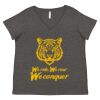 Women's Curvy Collection Fine Jersey V-Neck Tee Thumbnail