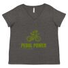 Women's Curvy Collection Fine Jersey V-Neck Tee Thumbnail
