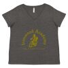 Women's Curvy Collection Fine Jersey V-Neck Tee Thumbnail