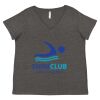 Women's Curvy Collection Fine Jersey V-Neck Tee Thumbnail