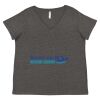 Women's Curvy Collection Fine Jersey V-Neck Tee Thumbnail