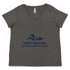 Women's Curvy Collection Fine Jersey V-Neck Tee Thumbnail
