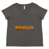 Women's Curvy Collection Fine Jersey V-Neck Tee Thumbnail