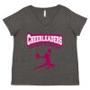 Women's Curvy Collection Fine Jersey V-Neck Tee Thumbnail