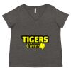 Women's Curvy Collection Fine Jersey V-Neck Tee Thumbnail