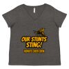 Women's Curvy Collection Fine Jersey V-Neck Tee Thumbnail