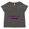 Women's Curvy Collection Fine Jersey V-Neck Tee Thumbnail