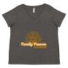 Women's Curvy Collection Fine Jersey V-Neck Tee Thumbnail