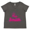 Women's Curvy Collection Fine Jersey V-Neck Tee Thumbnail