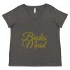 Women's Curvy Collection Fine Jersey V-Neck Tee Thumbnail