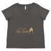 Women's Curvy Collection Fine Jersey V-Neck Tee Thumbnail