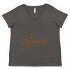 Women's Curvy Collection Fine Jersey V-Neck Tee Thumbnail