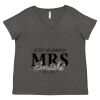 Women's Curvy Collection Fine Jersey V-Neck Tee Thumbnail