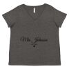 Women's Curvy Collection Fine Jersey V-Neck Tee Thumbnail