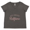 Women's Curvy Collection Fine Jersey V-Neck Tee Thumbnail