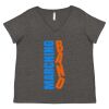 Women's Curvy Collection Fine Jersey V-Neck Tee Thumbnail