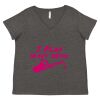 Women's Curvy Collection Fine Jersey V-Neck Tee Thumbnail