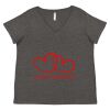 Women's Curvy Collection Fine Jersey V-Neck Tee Thumbnail