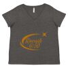 Women's Curvy Collection Fine Jersey V-Neck Tee Thumbnail