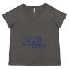 Women's Curvy Collection Fine Jersey V-Neck Tee Thumbnail