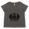 Women's Curvy Collection Fine Jersey V-Neck Tee Thumbnail