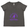 Women's Curvy Collection Fine Jersey V-Neck Tee Thumbnail