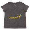 Women's Curvy Collection Fine Jersey V-Neck Tee Thumbnail