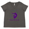 Women's Curvy Collection Fine Jersey V-Neck Tee Thumbnail