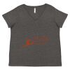 Women's Curvy Collection Fine Jersey V-Neck Tee Thumbnail